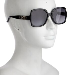 Jimmy Choo Black Square Sunglasses